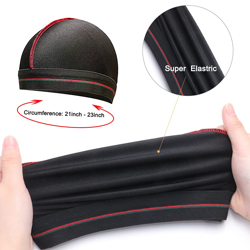 ForceWave durag satin noir pack quatre, pratique et économique.