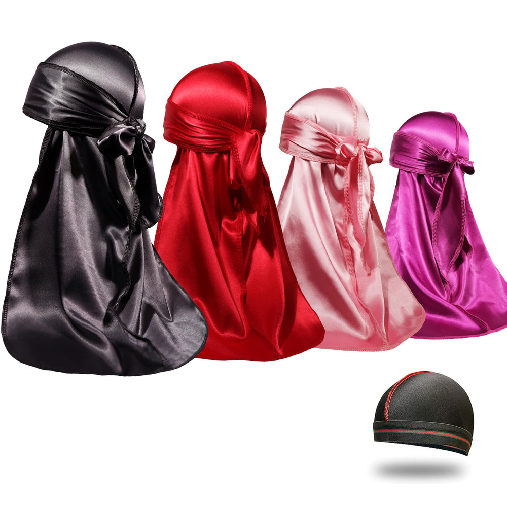 ForceWave foulard satin lisse 360 vagues, maintien des vagues pendant la nuit.