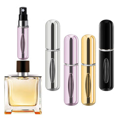Forebile atomiseur parfum portable 5ml argent: pratique en voyage et sans fuite.
