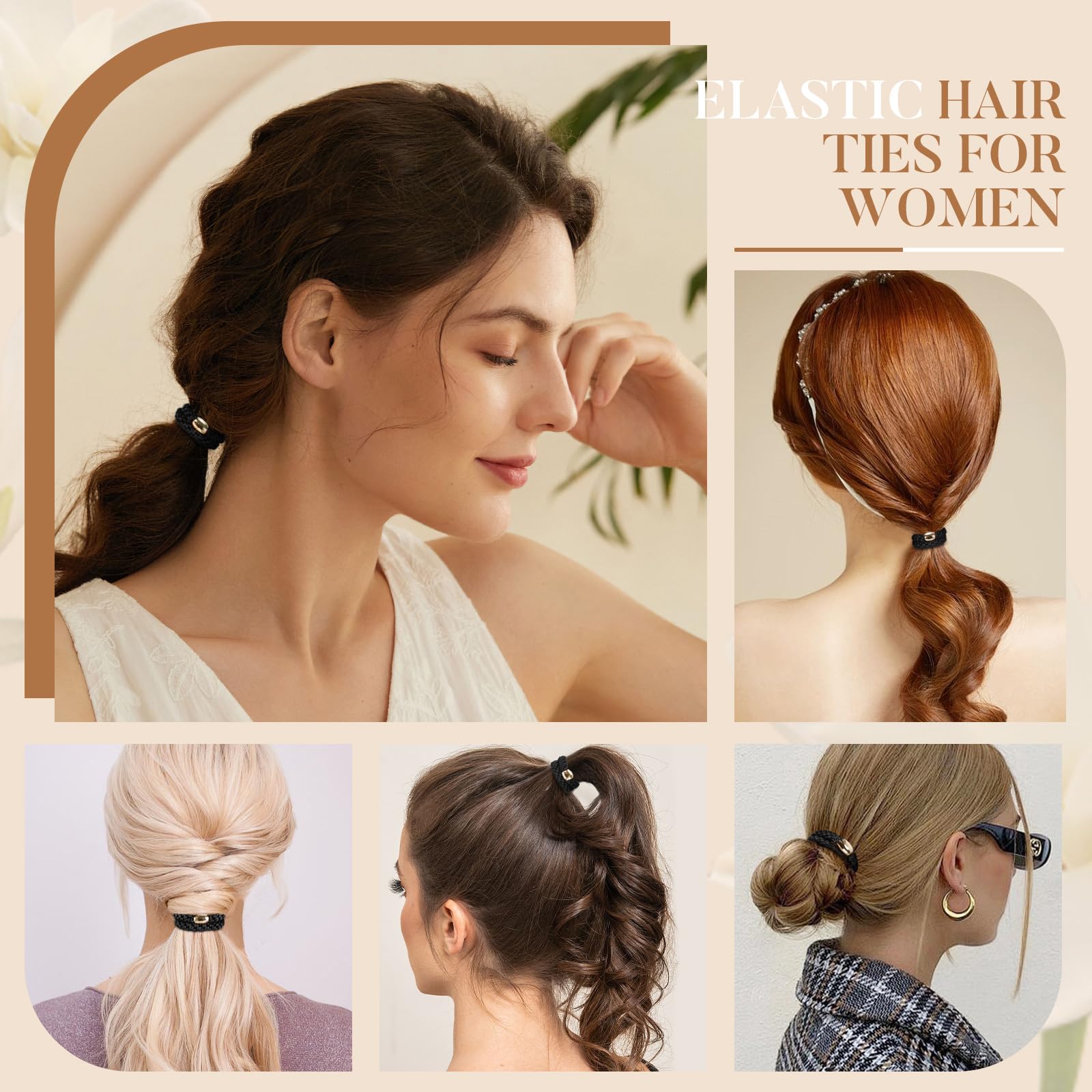 Forenee bandes-cheveux robustes idéales pour chignons rapides et efficaces.