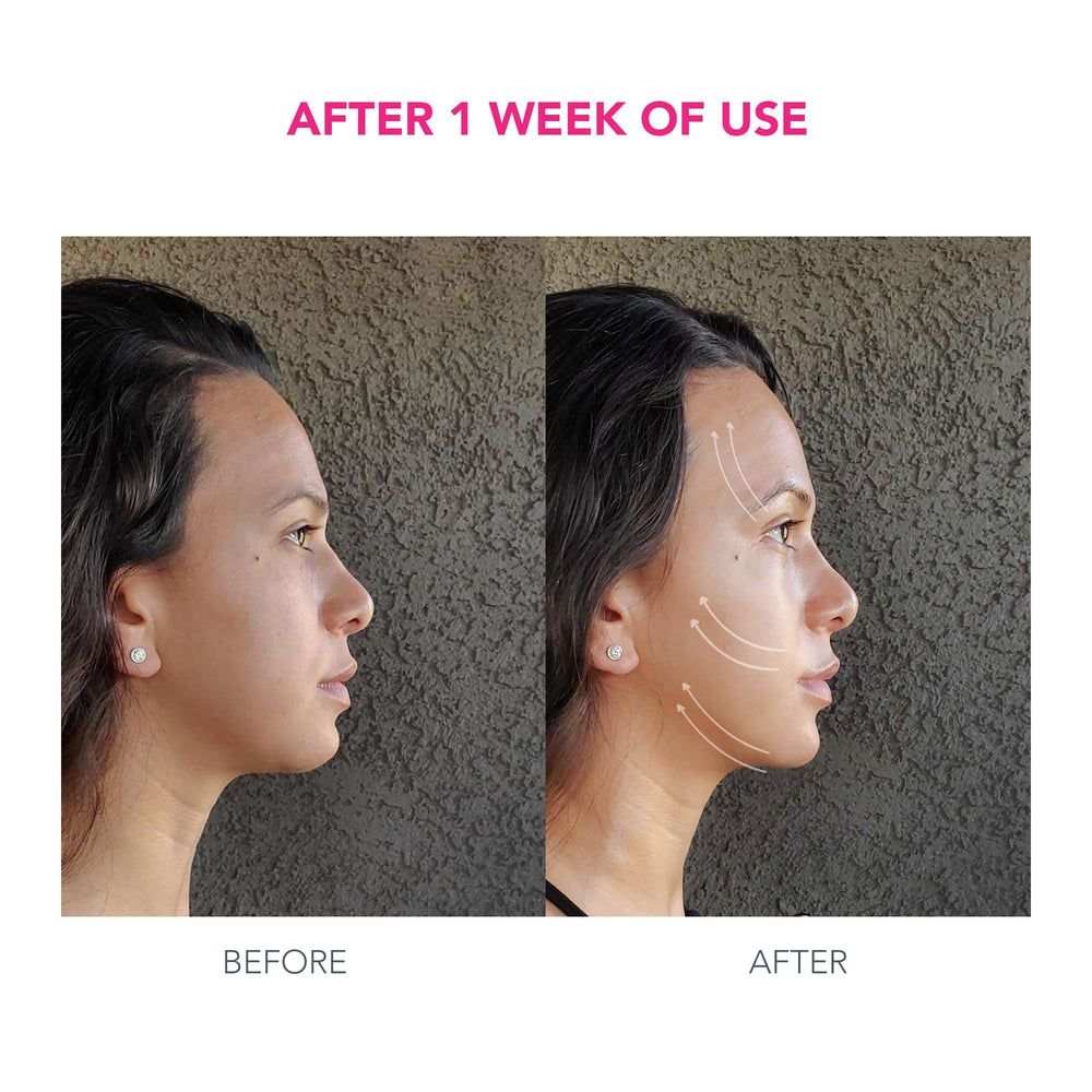 FOREO Bear démonstration de massage contour du visage