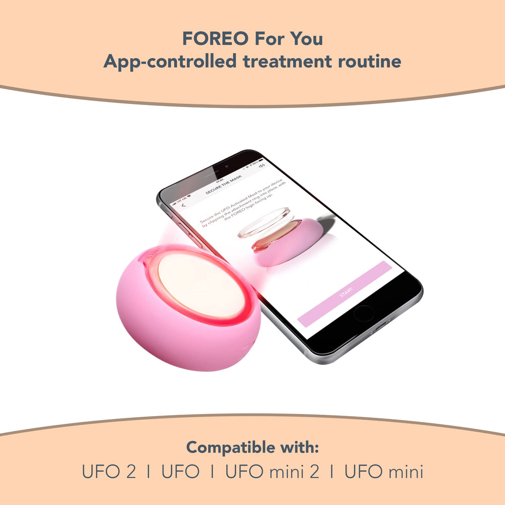 FOREO emballage élégant révèle une boîte pratique prête à l’emploi.
