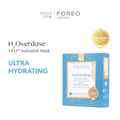 FOREO H2Overdose masque visage hydratation: douceur immédiate pour peau sèche