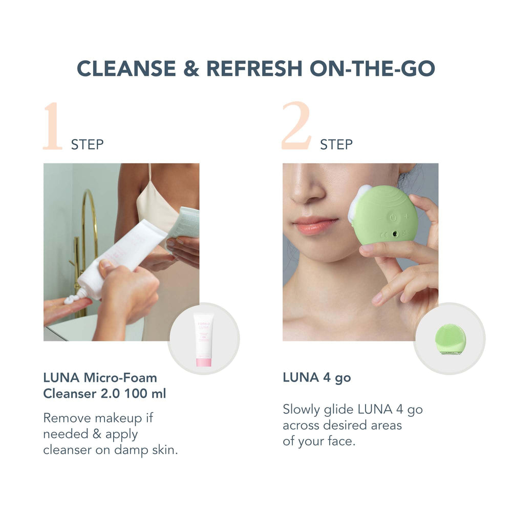 FOREO LUNA 4 go – pulsations T-Sonic 8 niveaux pour une peau plus fraîche