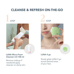 FOREO LUNA 4 go – pulsations T-Sonic 8 niveaux pour une peau plus fraîche