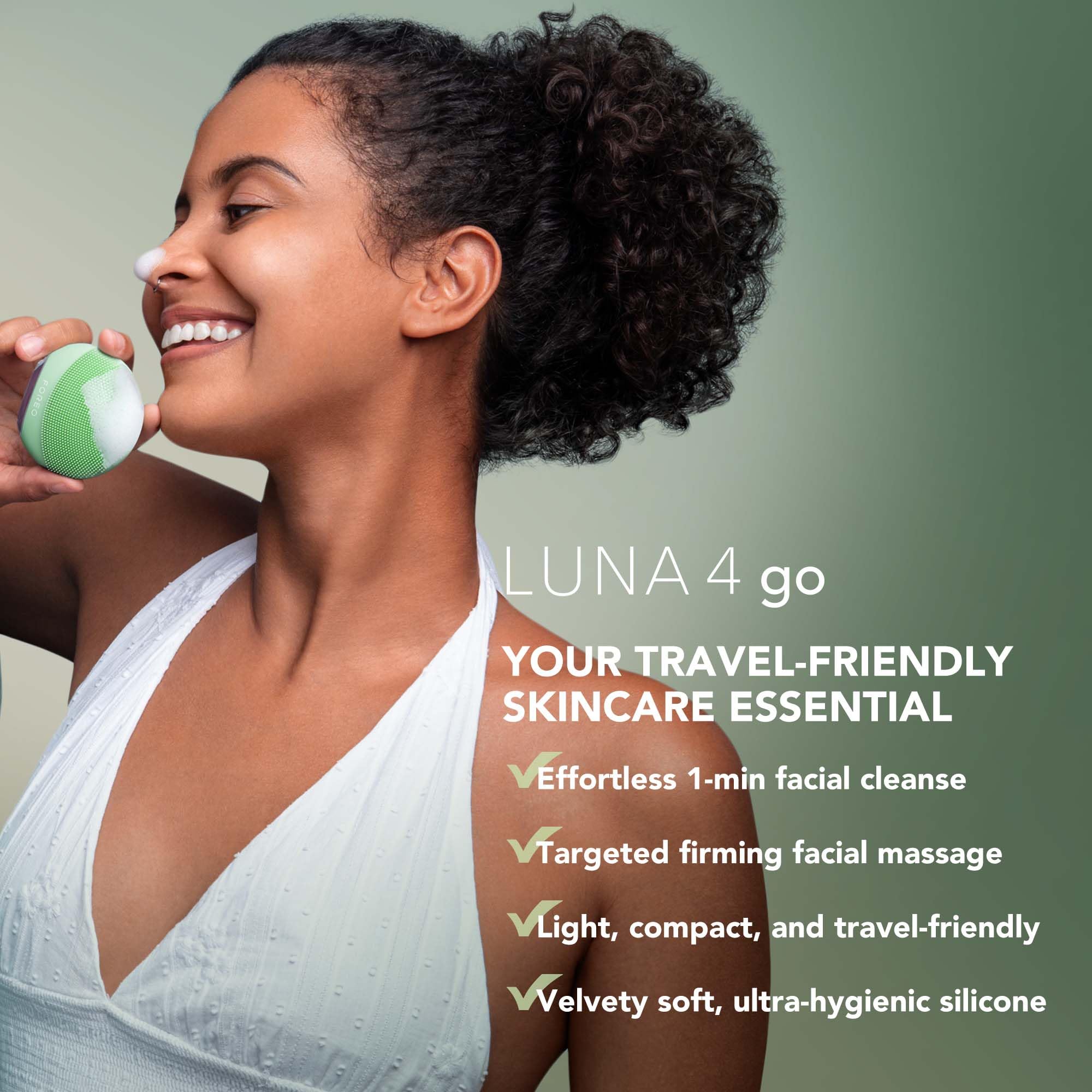 FOREO LUNA 4 go – silicone hygiénique pour une utilisation quotidienne