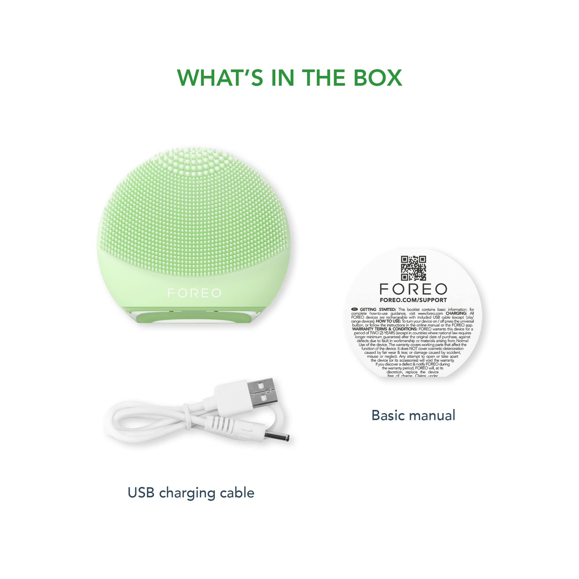 FOREO LUNA 4 go – nettoyage rapide en 1 minute : routine express