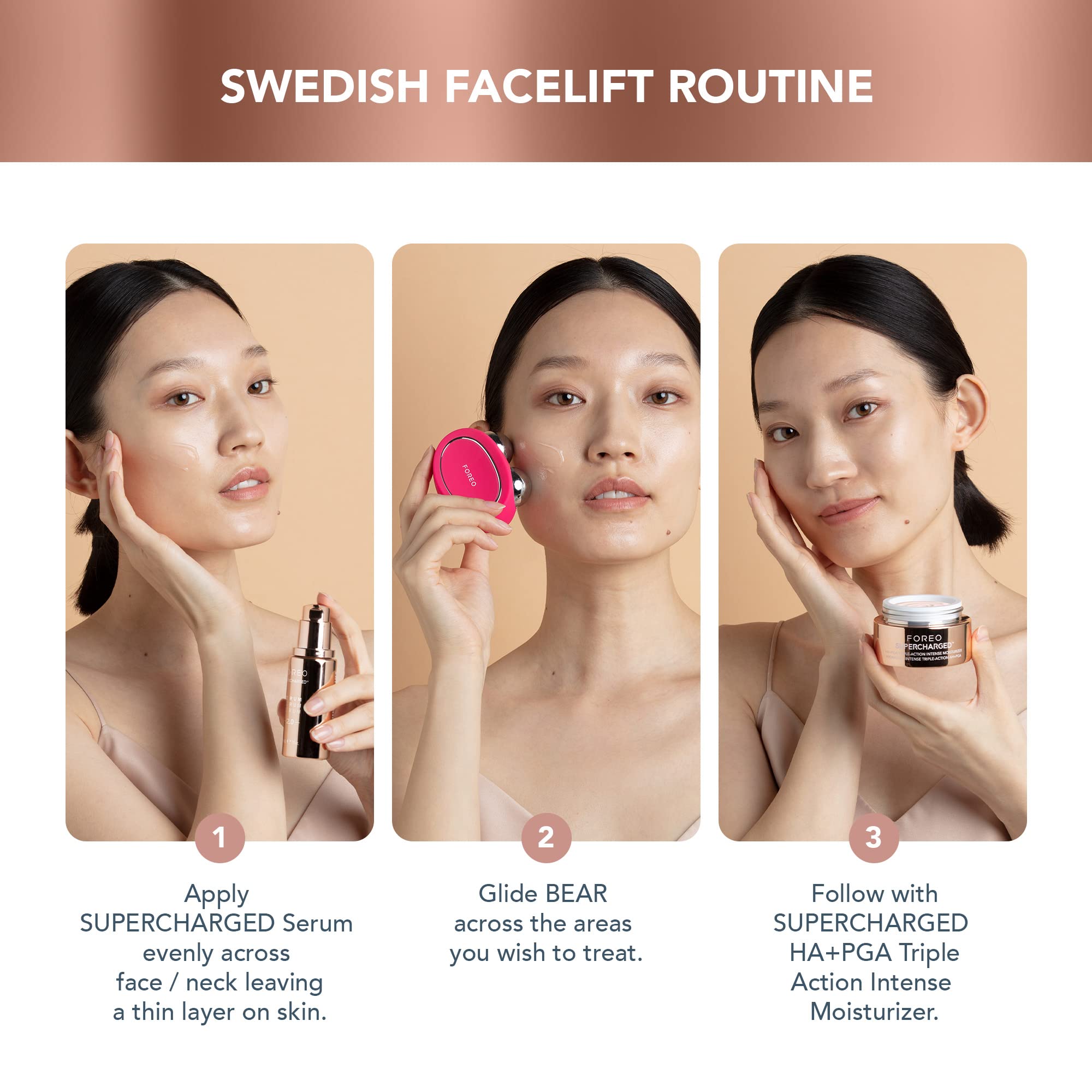 FOREO Sérum conducteur 30 ml, flacon visible pour efficacité optimale