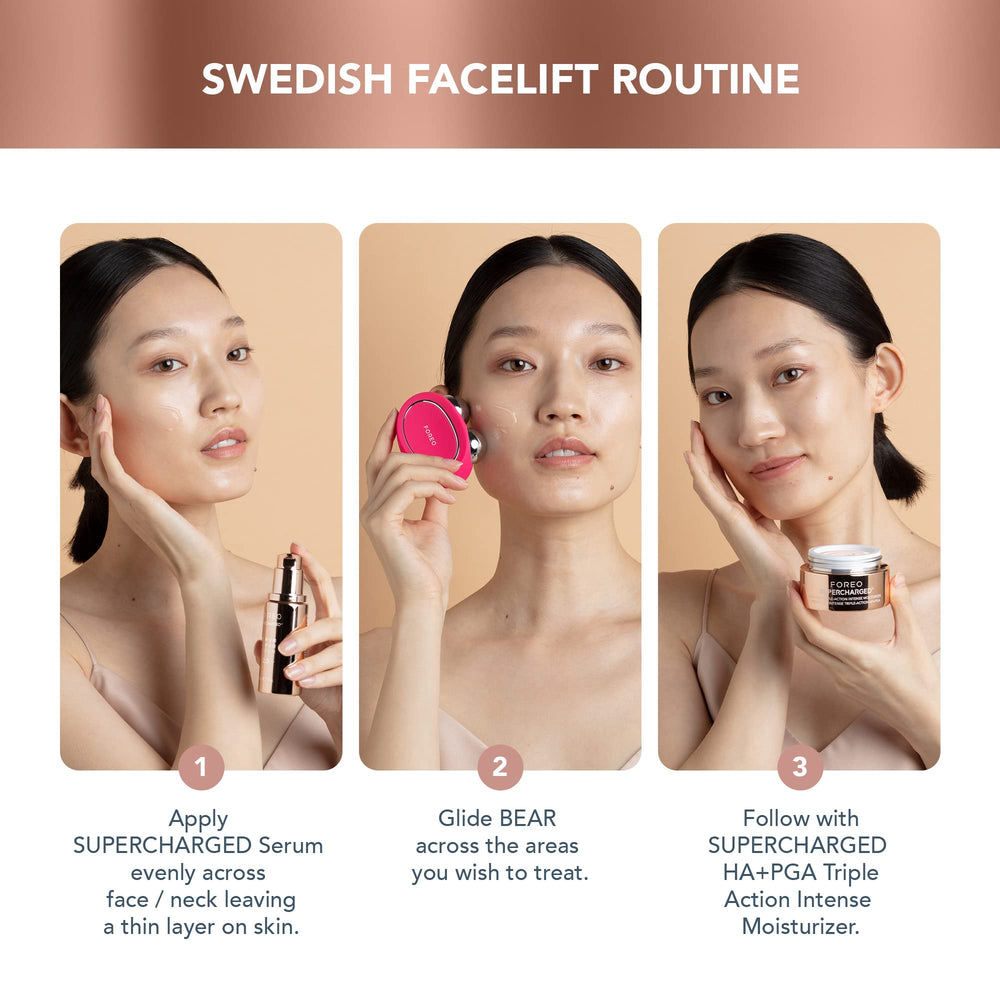 FOREO Sérum conducteur 30 ml, flacon visible pour efficacité optimale