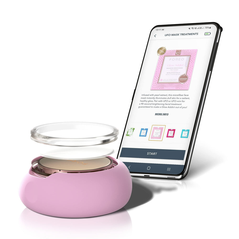 FOREO Glow Addict 2.0 – masque visage sur tissu Tencel biodégradable