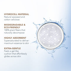 FOREO texture laitueuse du masque coco nourrit la peau sans effort.