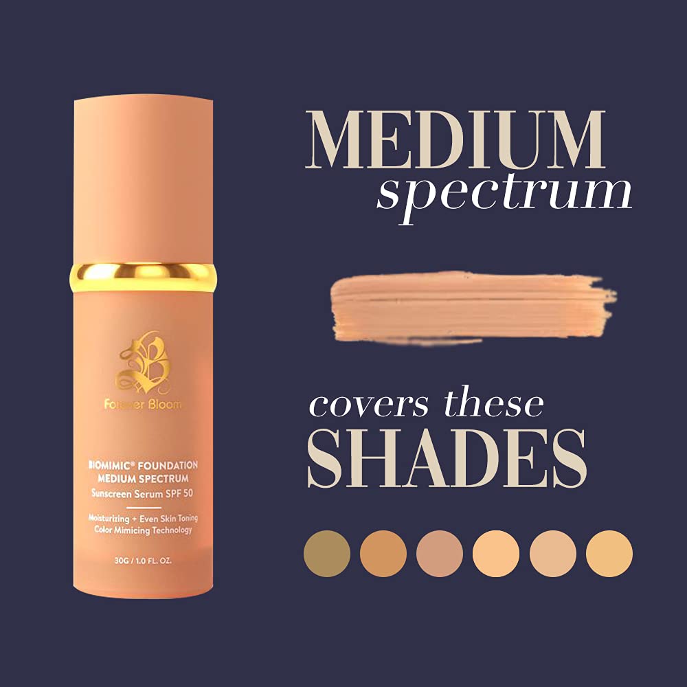 Forever Bloom Bio Mimic Foundation effet sweat-proof pour gym et danse.