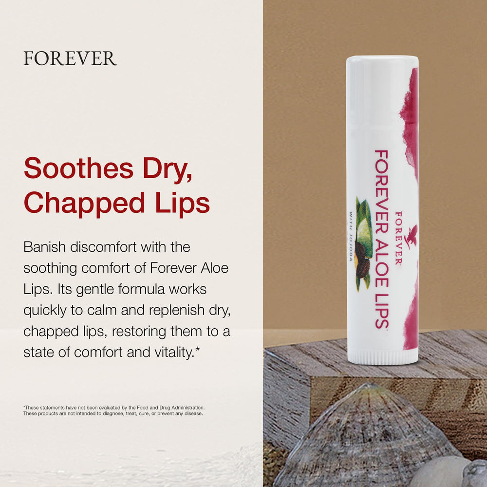 Forever Living Aloe Lips barrière protectrice qui scelle l'hydratation.