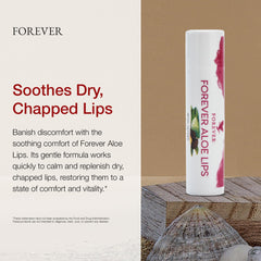 Forever Living Aloe Lips barrière protectrice qui scelle l'hydratation.