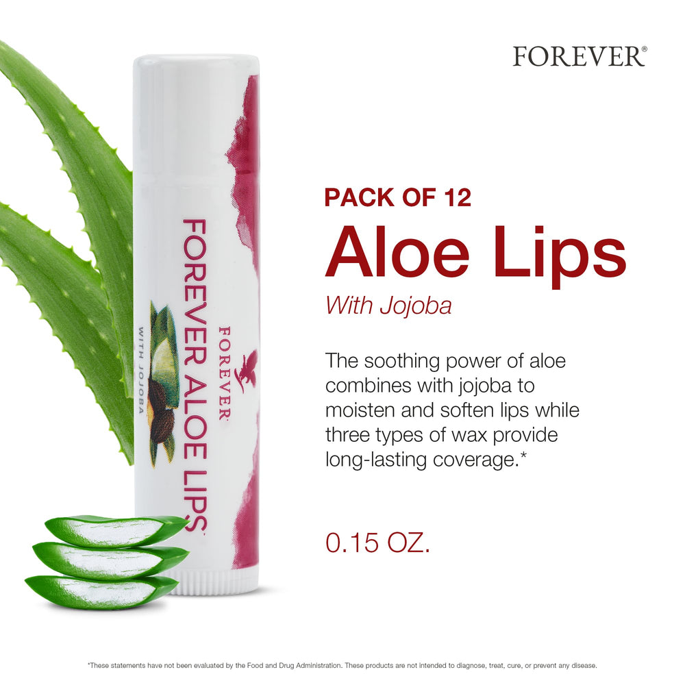 Forever Living Aloe Lips hydratation longue pour lèvres sèches.