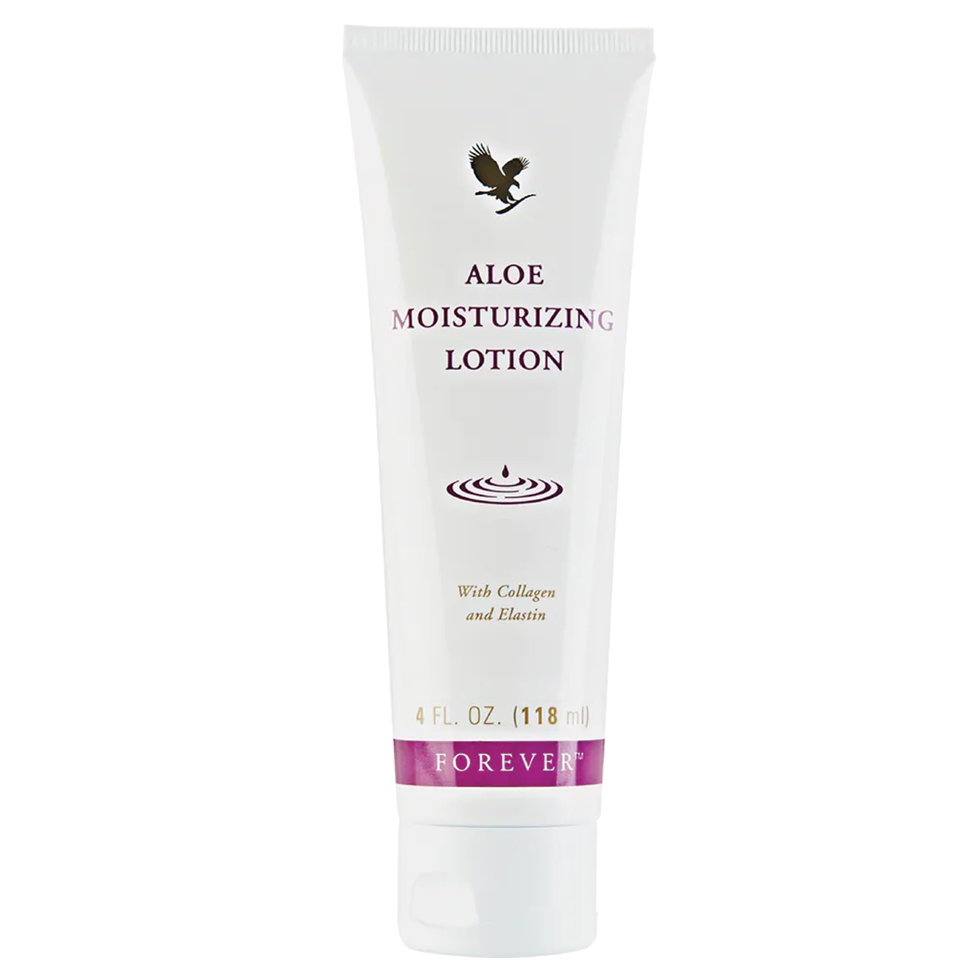 Forever Living Aloe Moisturizing Lotion – bouteille élégante assurant hydratation profonde.