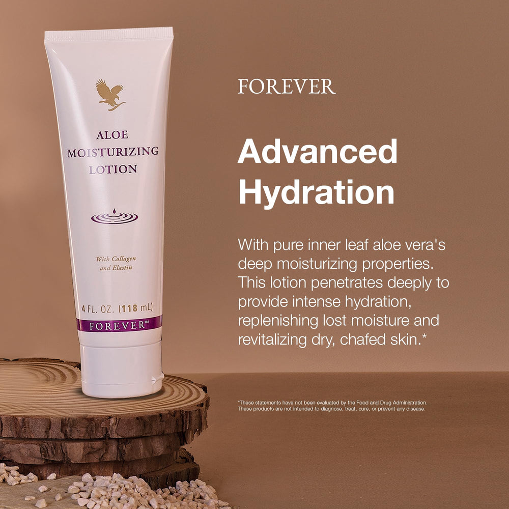 Forever Living Aloe Moisturizing Lotion – soin polyvalent pour mains et corps.