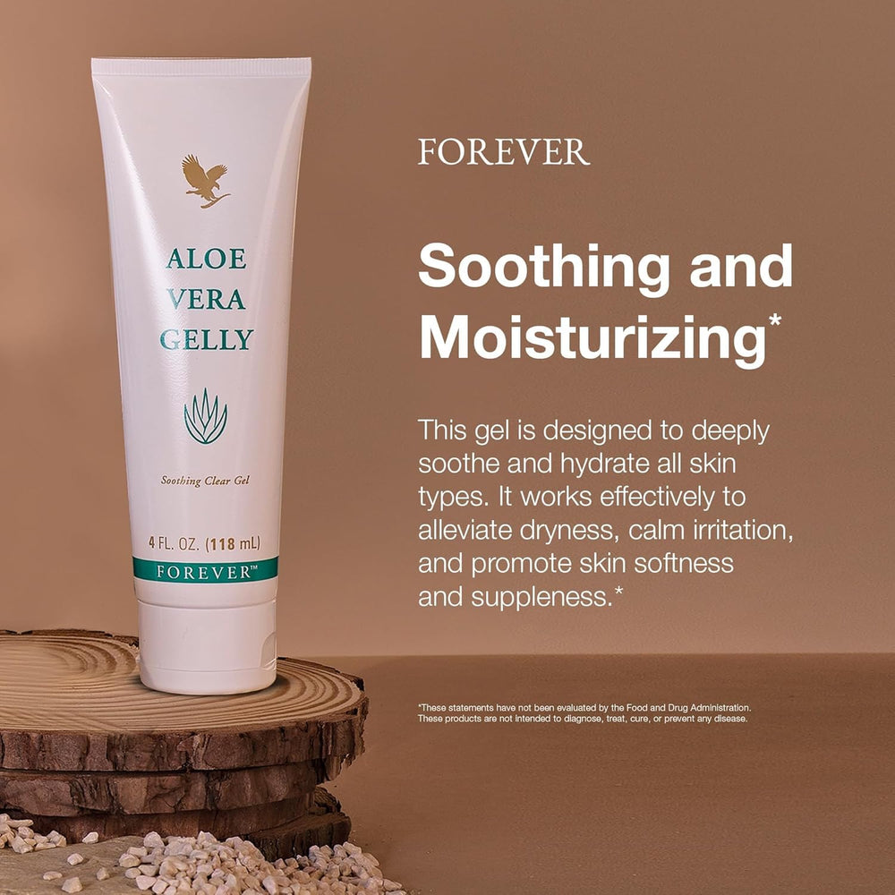 Forever Living Aloe Vera Gelly — application douce pour apaiser irritation et sécheresse.