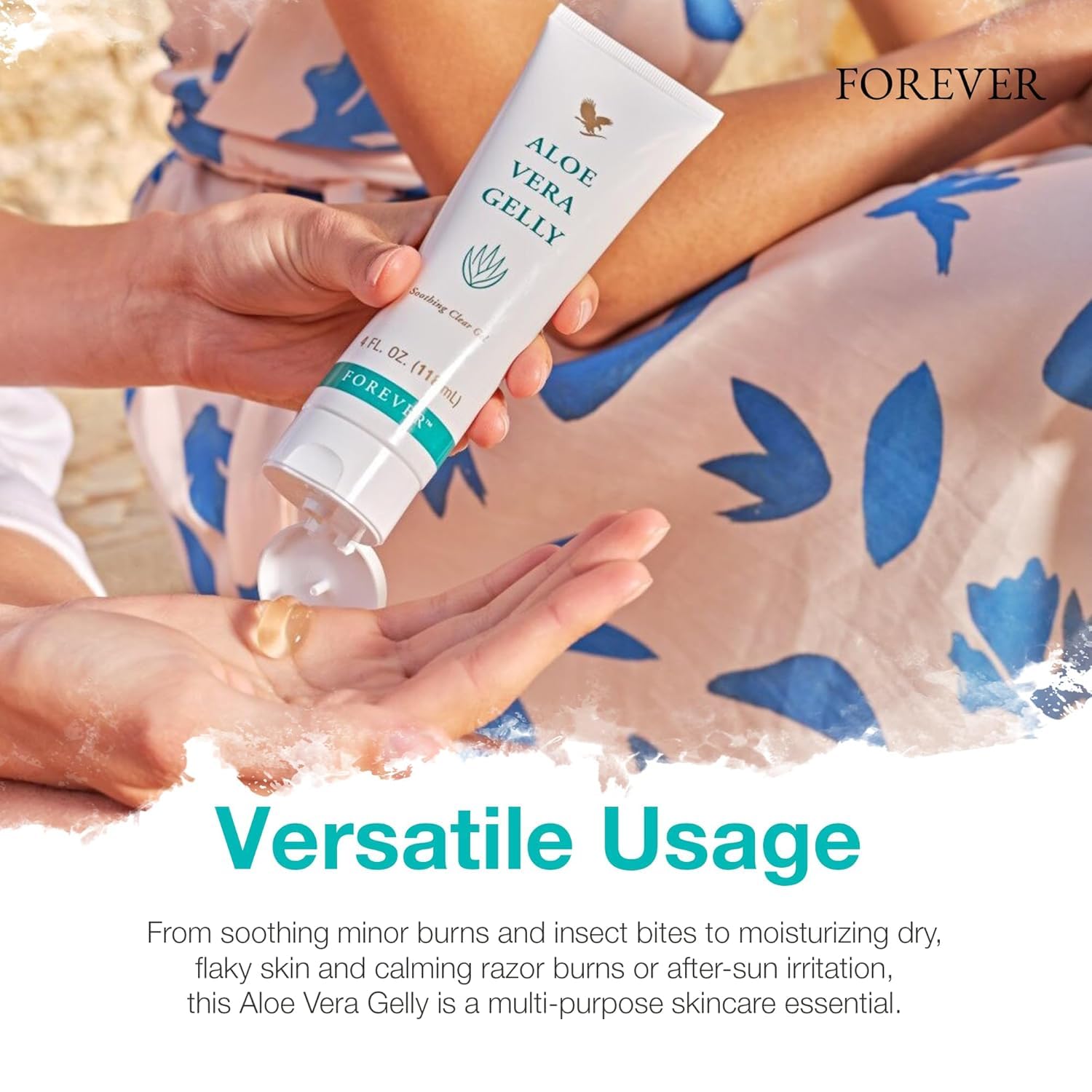 Forever Living Aloe Vera Gelly: usage polyvalent pour zones-seches et apres-rasage