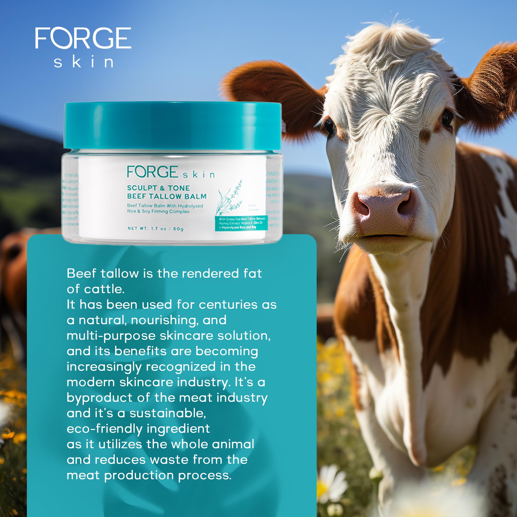 Ingrédients clés: beurre végétal et miel pour nourrir la peau Forge Skin.