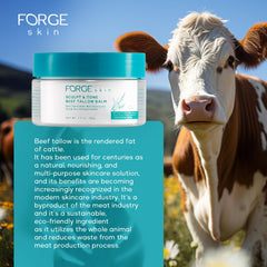 Ingrédients clés: beurre végétal et miel pour nourrir la peau Forge Skin.