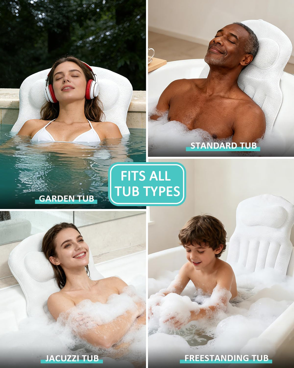 Adaptation universelle Forkidinnn, convient à la plupart des baignoires