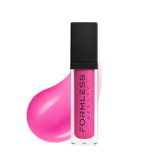 Gloss Dream Formless Beauty, base rose bubblegum, couleur vive et éclat lumineux.
