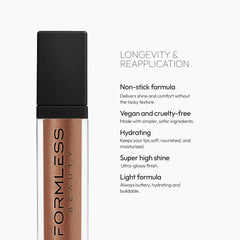 Formless Beauty Euphoria Lip démontre une brillance élevée sans effet collant