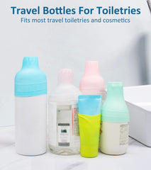 FOROUME couvercles silicone pour bouteilles, transport sécurisé sans fuite.
