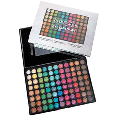 ForPro Bebeautiful Matte Palette ouverte avec miroir intégré pour retouches.