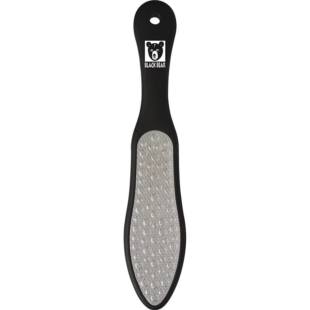 ForPro Black Bear lime à pieds en acier inoxydable, efficace pour retirer les callosités