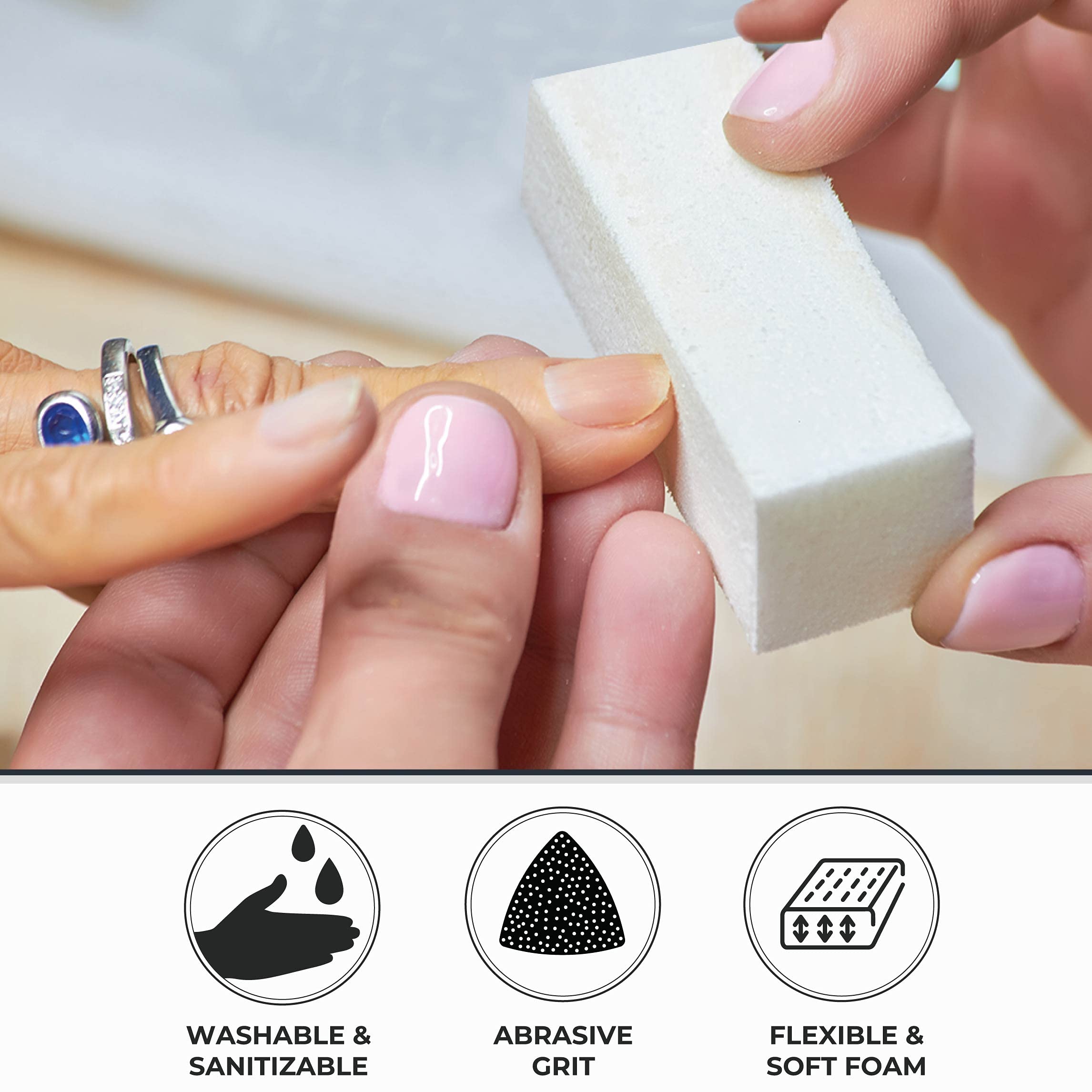 ForPro blocs buffants adaptés pour préparer les ongles avant vernis
