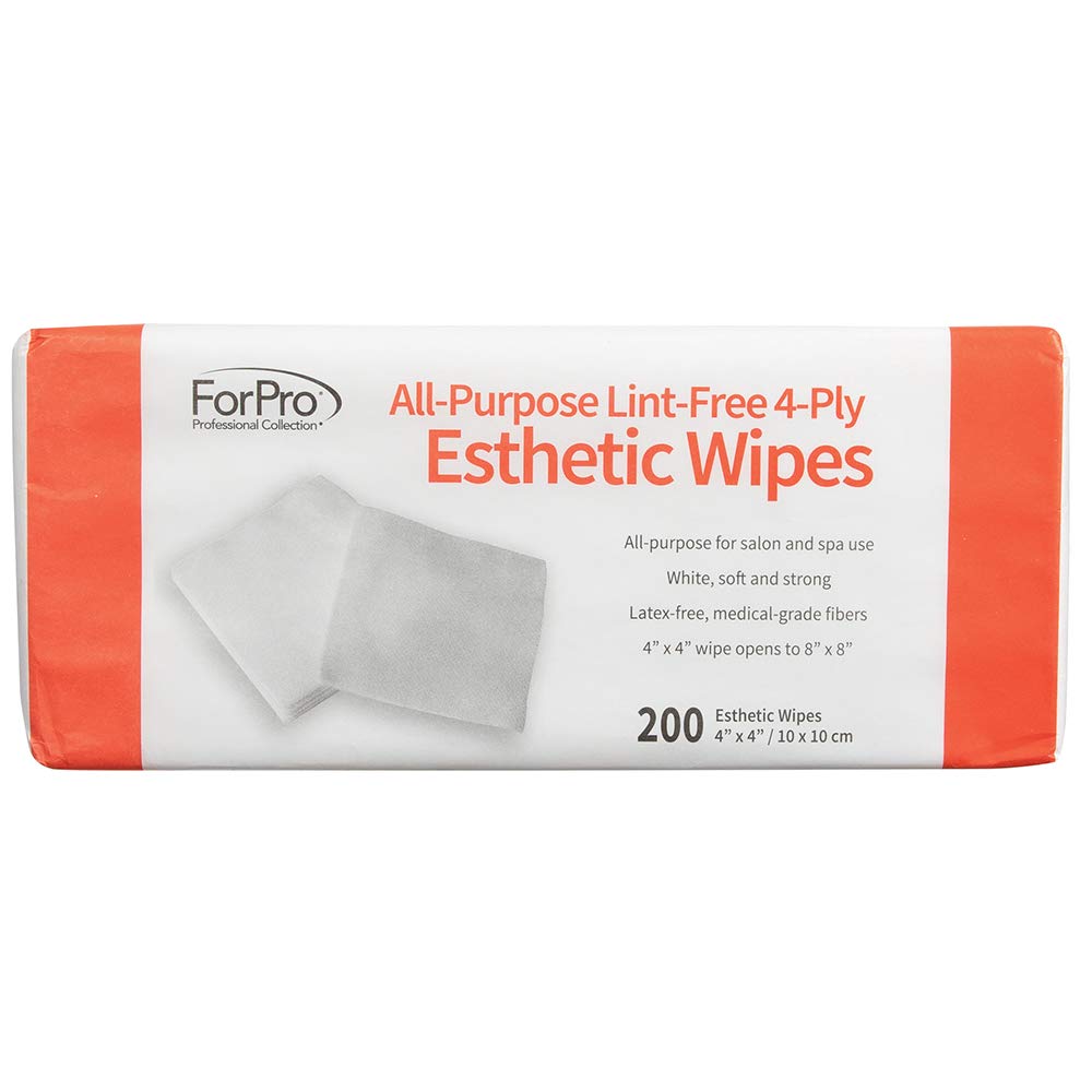 ForPro Collection lingettes 200 pièces par paquet, pratique pour salons et spas.