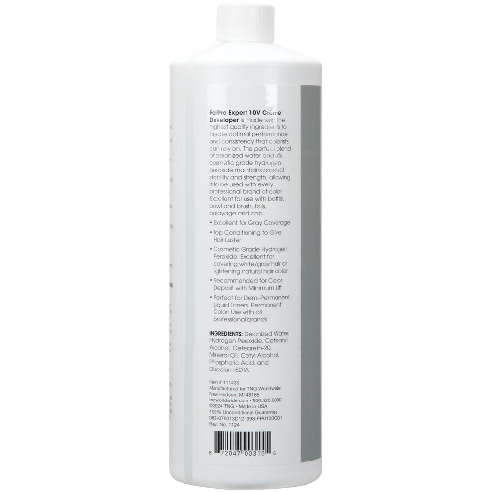 ForPro Expert 10 Volume crème developpeur brosse pour application précise en coloration