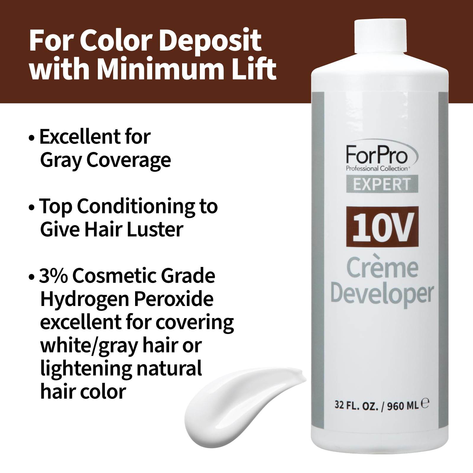 ForPro Expert 10 Volume crème developpeur feuilles aluminium protection et travail en foil