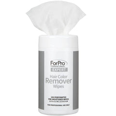 ForPro Expert Lingettes Décoloration Cheveux, emballage pratique pour éliminer les taches rapidement.