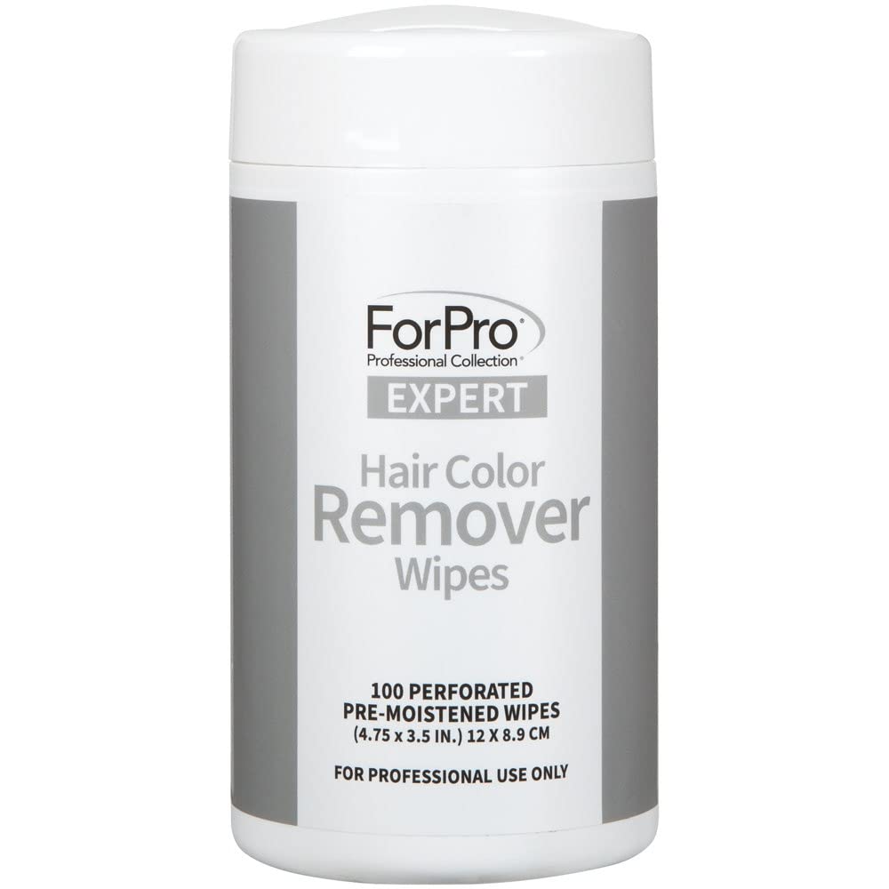 ForPro Expert Lingettes Décoloration Cheveux, pré-humidifiées et douces pour la peau.