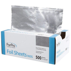 ForPro-feuilles-aluminium-gaufrées-900S, texture gaufrée facilitant la prise lors de coloration