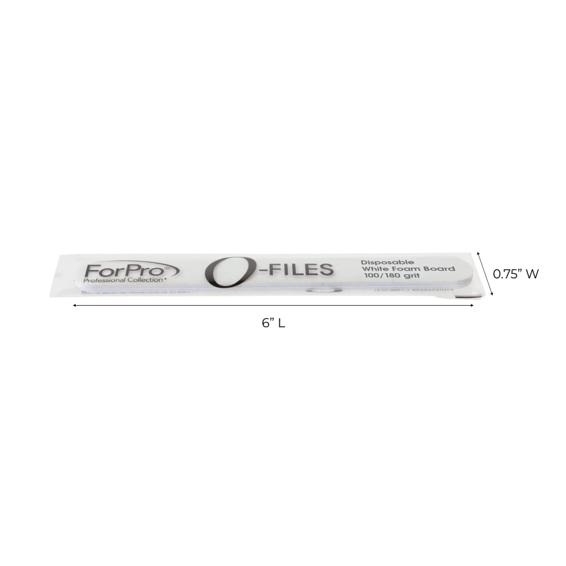 ForPro O-Files: face double 100 et 180 grains pour lissage précis