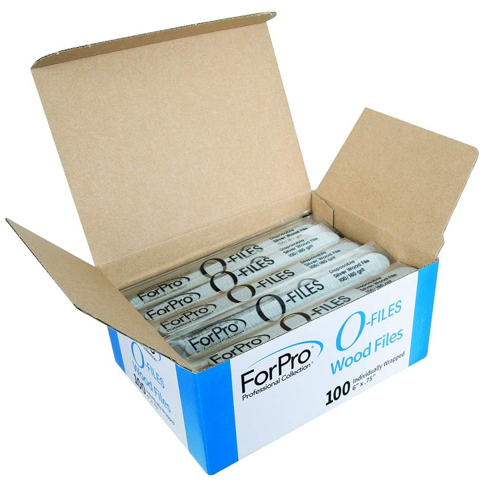 Planche ForPro O-Files en bois, face double 100/180 pour une finition nette.