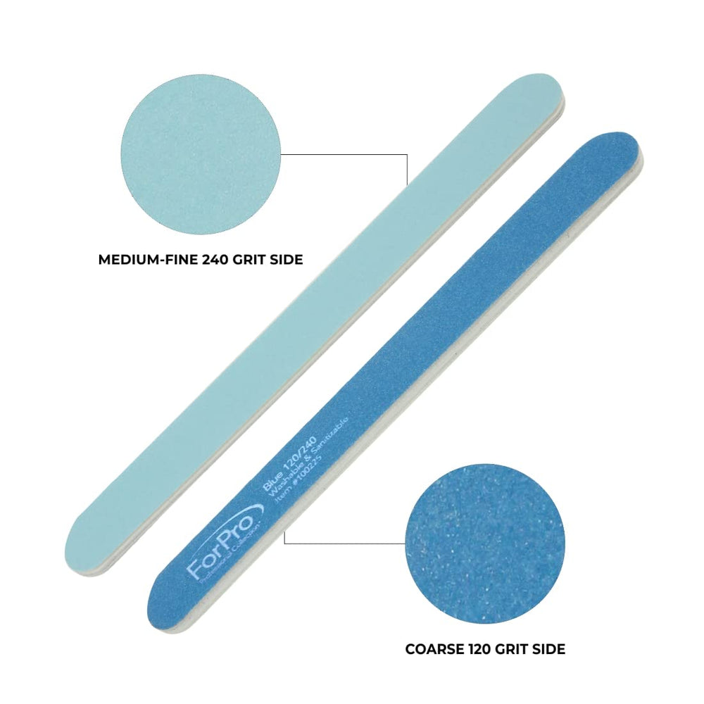 ForPro Panneau mousse bleu, retire les résidus de gel plus facilement.