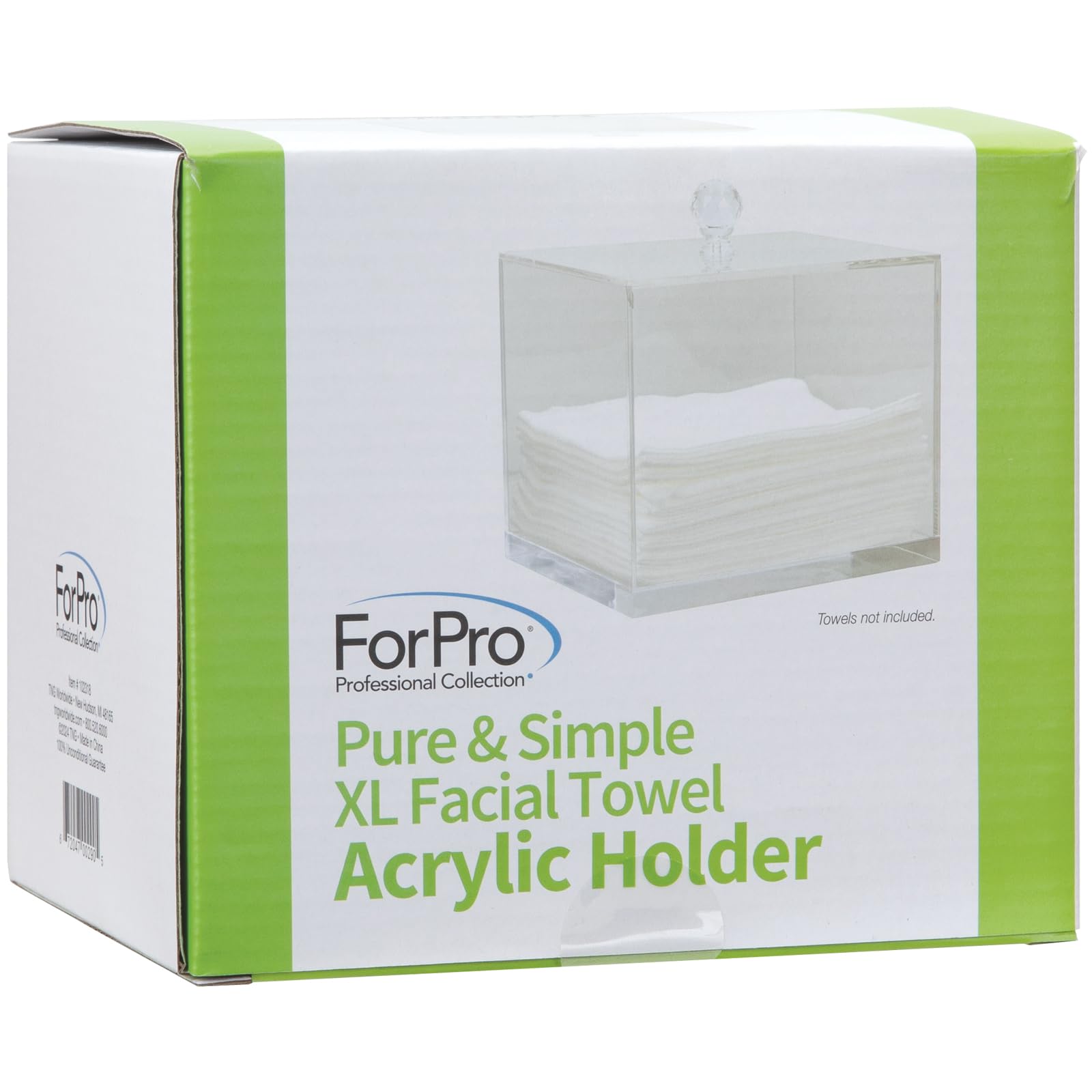 ForPro Premium Pure & Simple XL design élégant avec bouton diamant.
