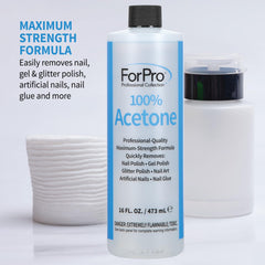 ForPro Professional Collection: nettoyage des ongles après démaquillage pour une surface nette.