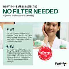 Fortify Skincare Application-massage-visage – méthode simple pour une absorption rapide.
