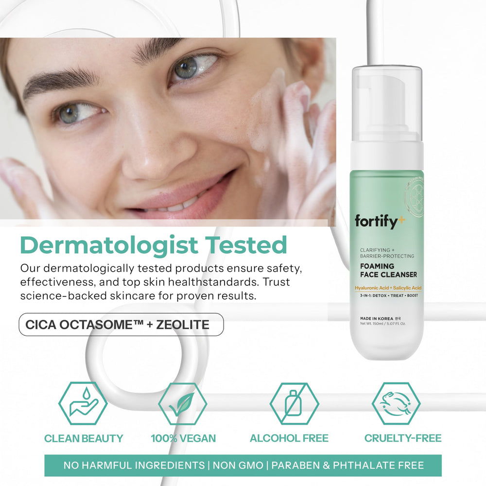 Fortify Skincare emballage lot-deux: format pratique et économique