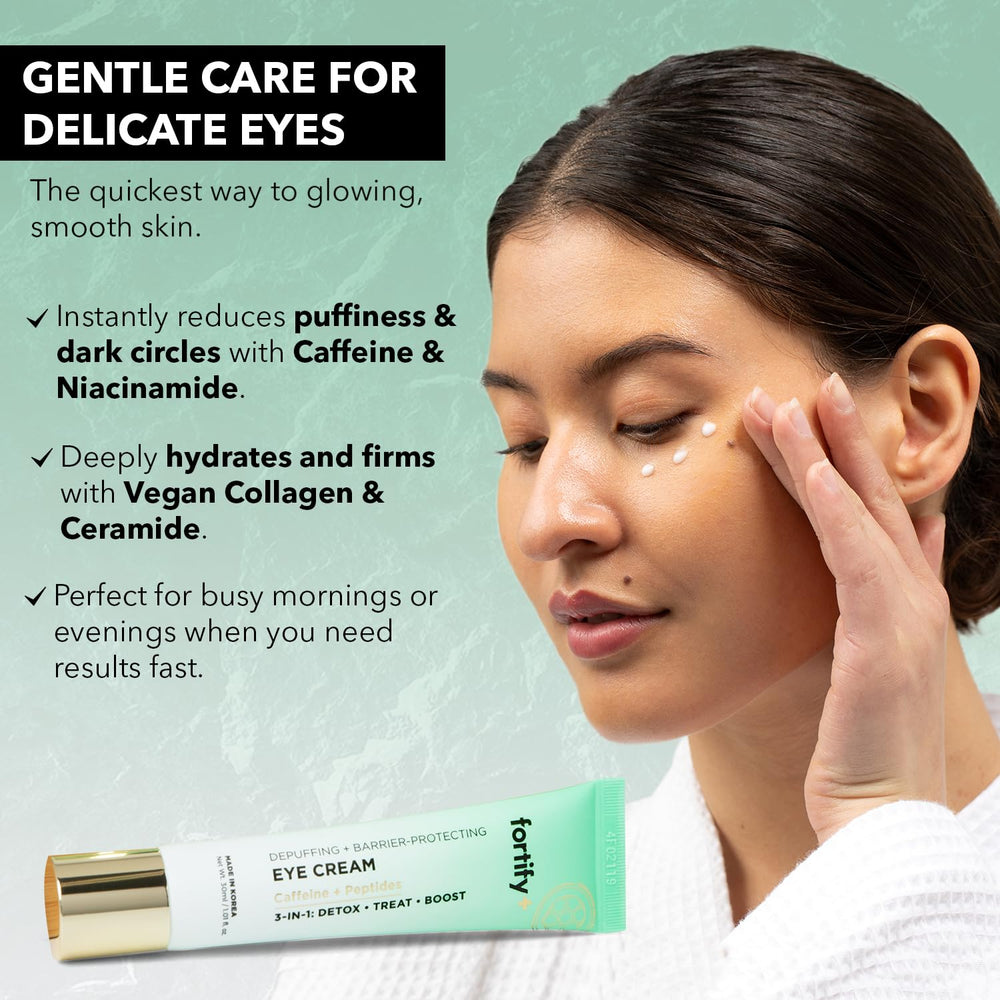 Crème hydratante Fortify Skincare, soutien de la barrière cutanée et douceur durable.