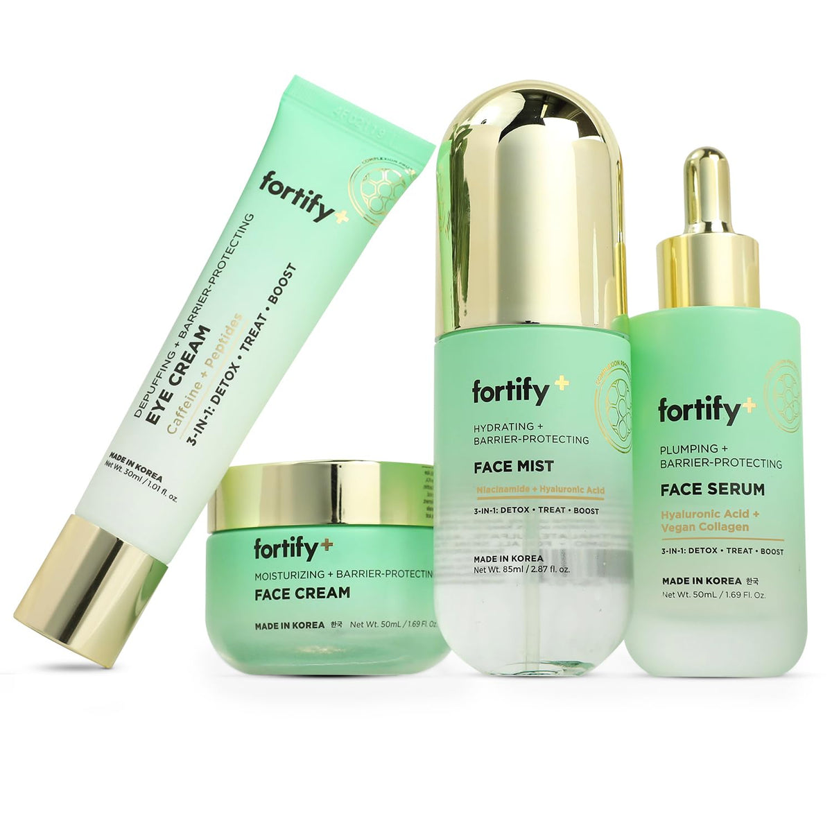 Crème contour des yeux Fortify Skincare, réduction des poches et cernes.