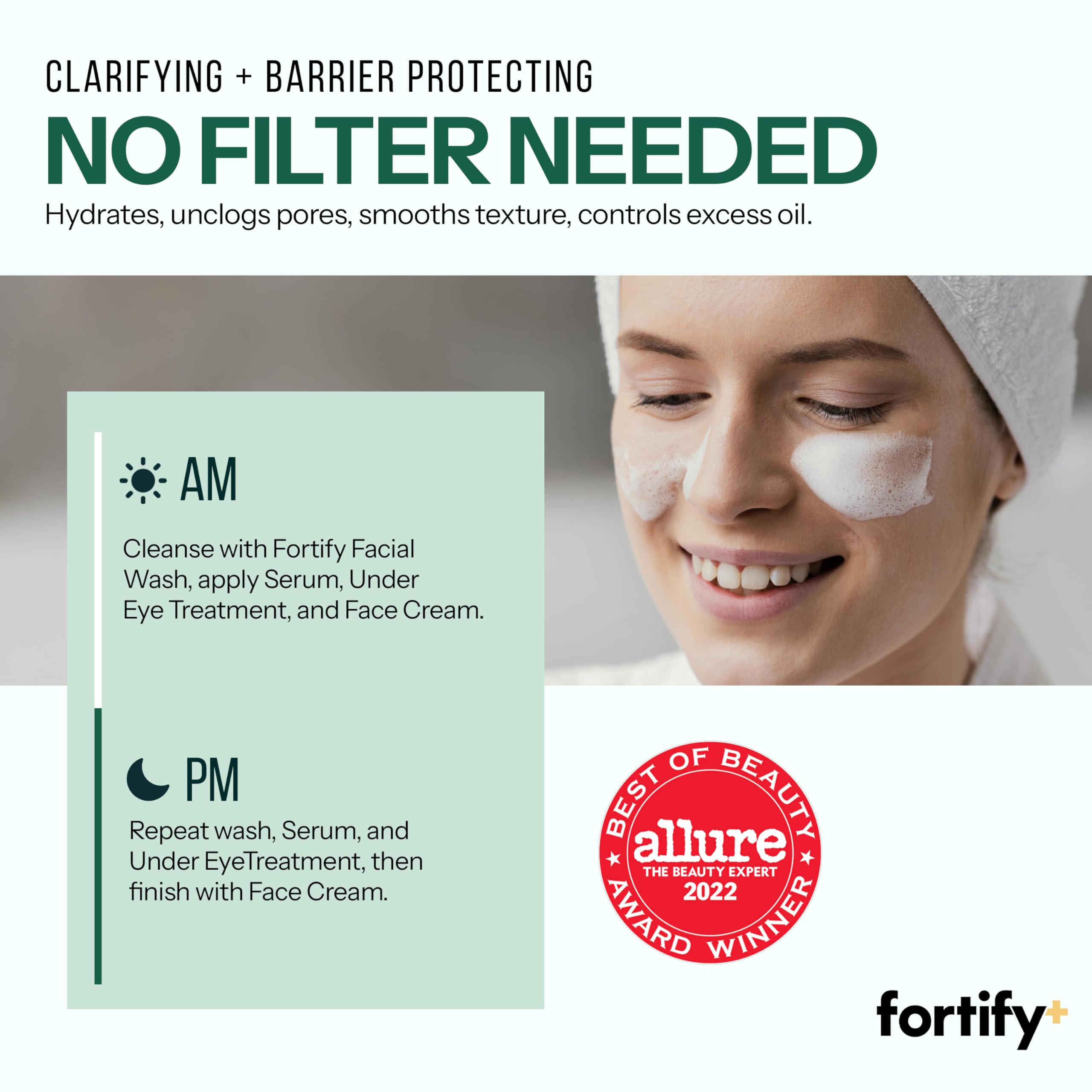 Fortify Skincare utilisation quotidienne matin soir: routine simple et efficace