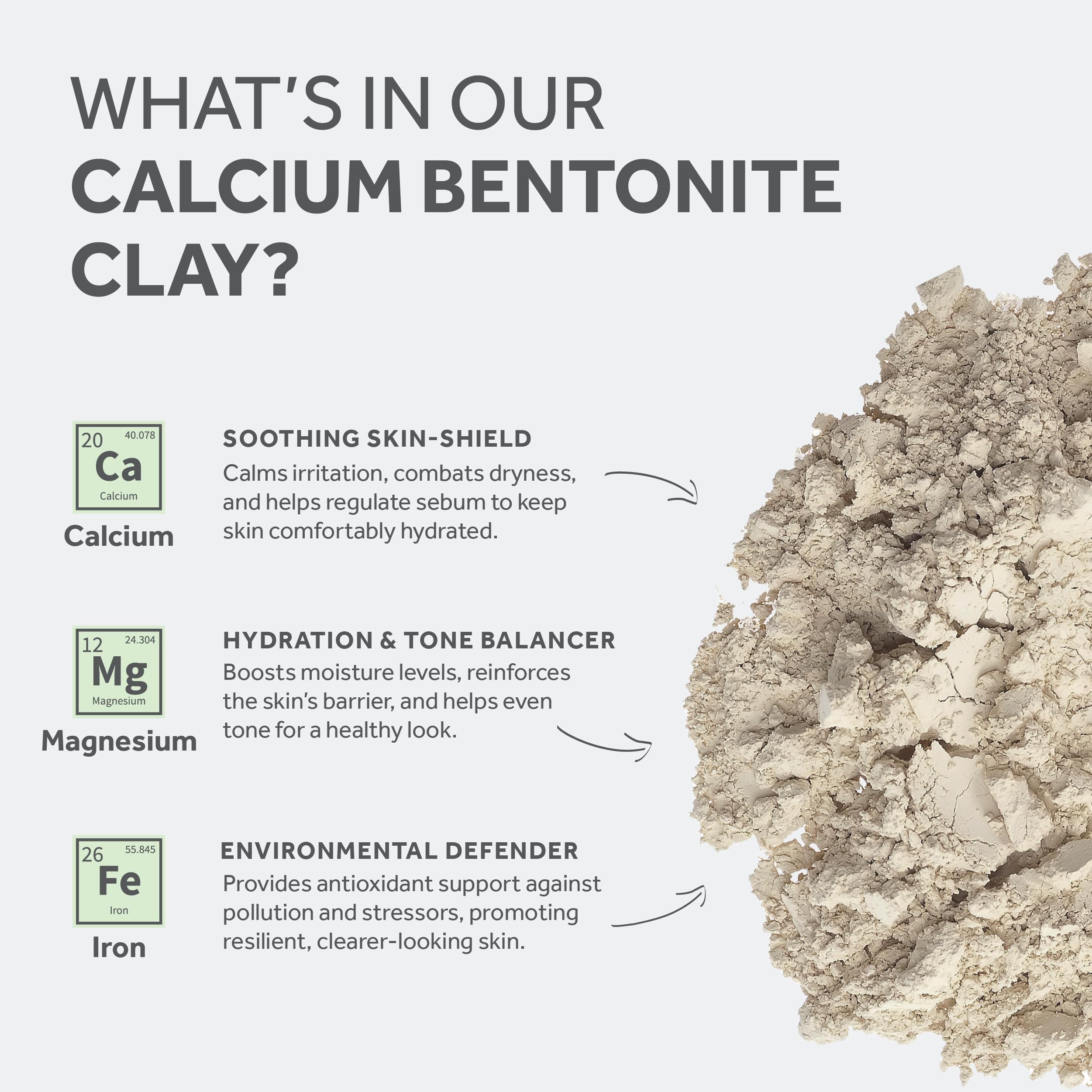 FOSSIL POWER Poudre Bentonite Calcium 5lb – masque cheveux nourrissant et démêlant.