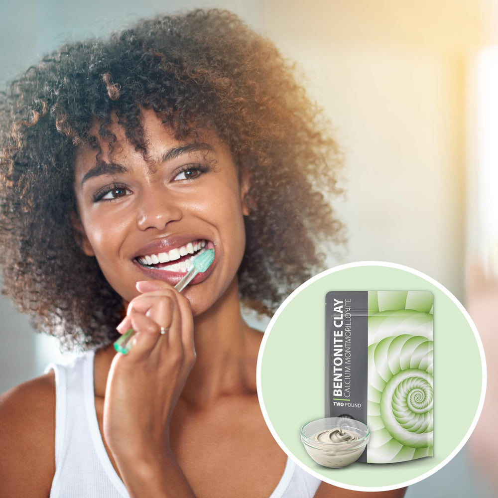 FOSSIL POWER Poudre Bentonite Calcium 5lb – utilisation externe sûre.